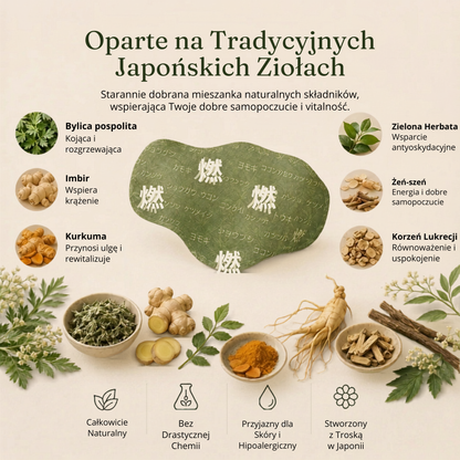 ZioBalans™ – Rozgrzewające Plastry Ziołowe na Brzuch i Talię